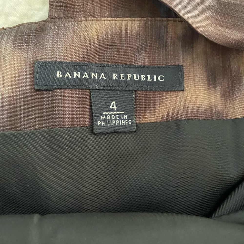 Banana Republic animal print dress, silky material